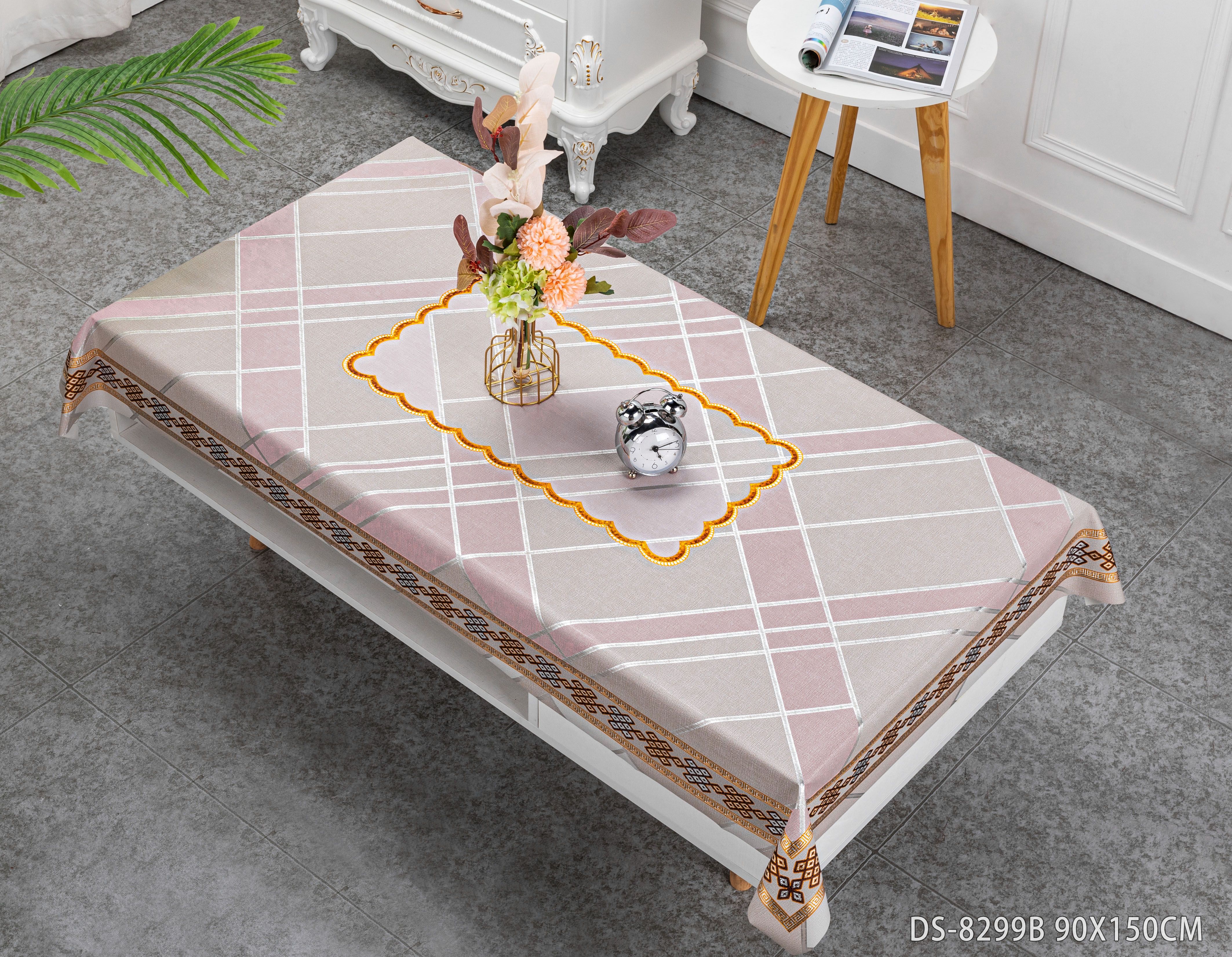 Light Luxury Advanced Coffee Table Tablecloth Waterproof and Oil-Proof Disposable Anti-Scald PVC Dining Table Cushion
