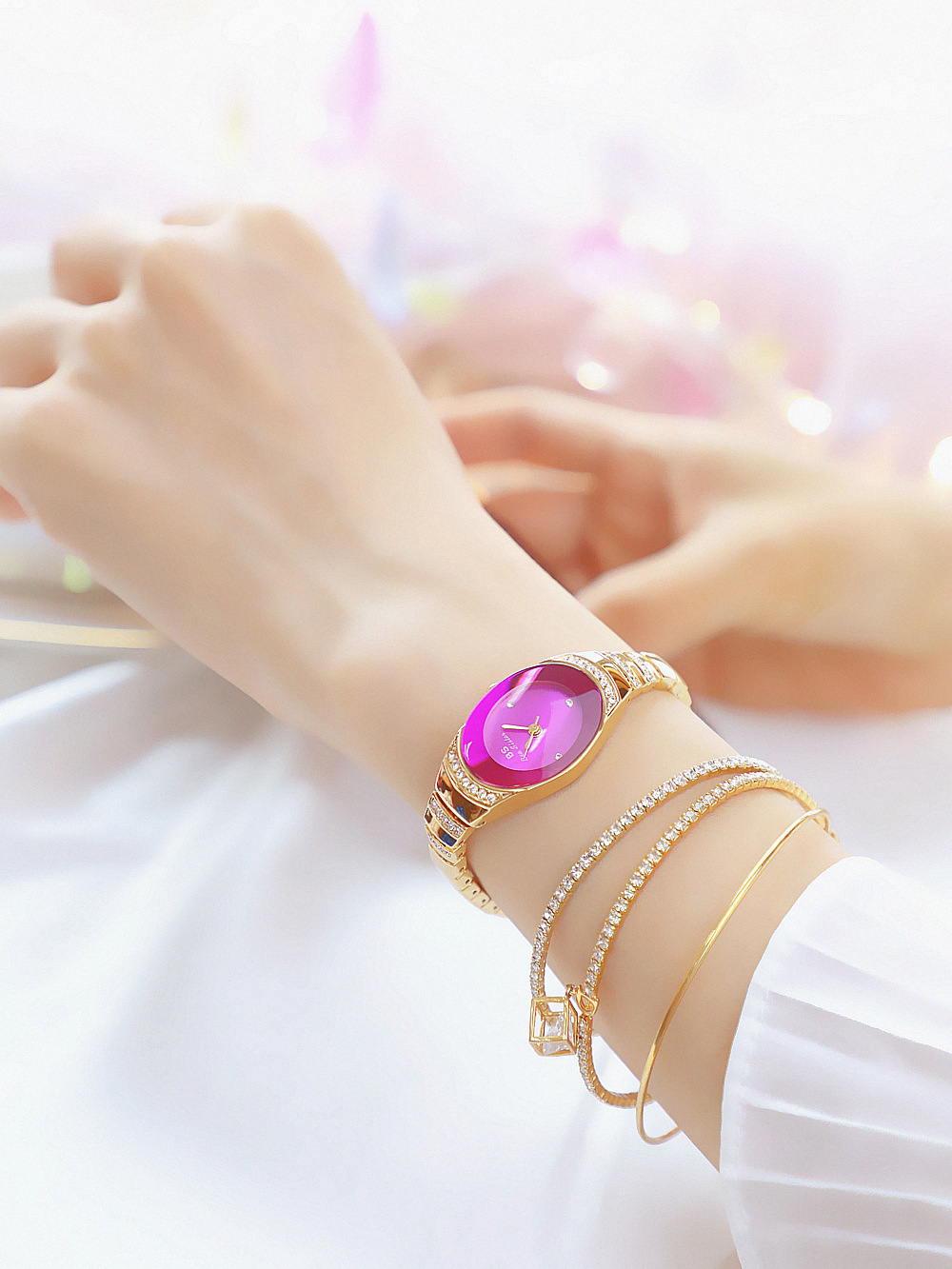 BS New Arrival Hot Sale Watch Factory Direct Sales Foreign Trade Linked List Customization Women's Watch Full of Diamonds One Piece Dropshipping Fa1640 BS New Arrival Hot Sale Watch Factory Direct Sales Foreign Trade Linked List Customization Women's Watch Full of Diamonds One Piece Dropshipping Fa1640