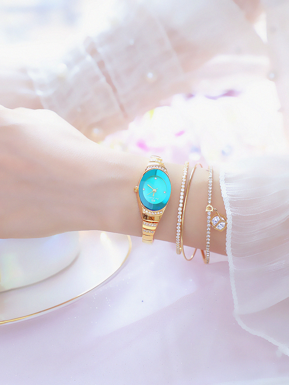 BS New Arrival Hot Sale Watch Factory Direct Sales Foreign Trade Linked List Customization Women's Watch Full of Diamonds One Piece Dropshipping Fa1640 BS New Arrival Hot Sale Watch Factory Direct Sales Foreign Trade Linked List Customization Women's Watch Full of Diamonds One Piece Dropshipping Fa1640