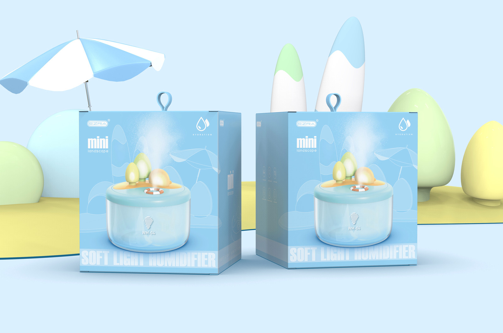 New Humidifier Ultrasonic Nano Atomization Air Humidification Facial Moisturizing Spray Devices Domestic Aroma Diffuser USB Charging