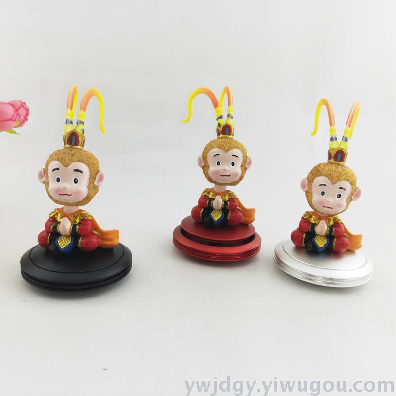 Flying saucer aroma sun wukong shook his head struggling with resin alloy silicone -- painted Q version of the character