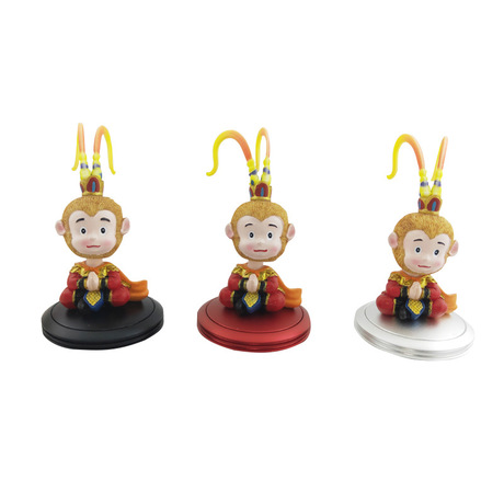 Flying saucer aroma sun wukong shook his head struggling with resin alloy silicone -- painted Q version of the character