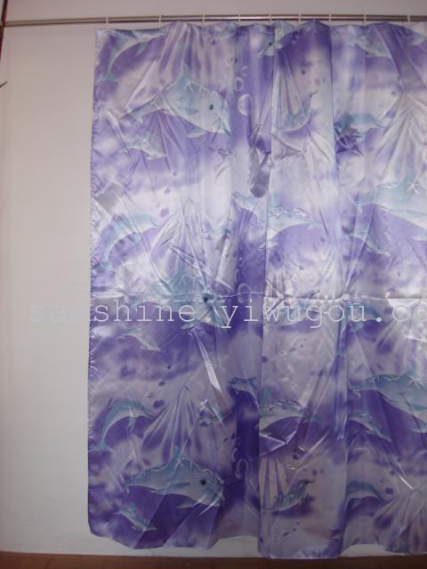 Shower curtain-Bath curtain-Toilet curtain-Dolphin