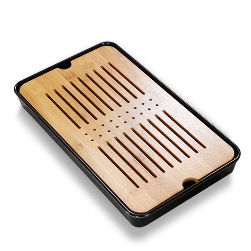 Japanese-Style Simple Dry Tea Tray Melamine Bamboo Small Tea Table Travel Tea Set Hotel Dry Tea Table Tray Wholesale