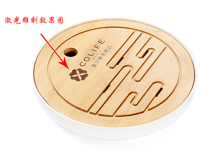Japanese-Style Simple Dry Tea Tray Melamine Bamboo Small Tea Table Travel Tea Set Hotel Dry Tea Table Tray Wholesale