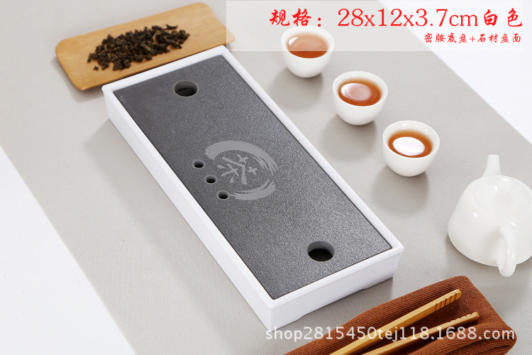 Japanese-Style Simple Dry Tea Tray Melamine Bamboo Small Tea Table Travel Tea Set Hotel Dry Tea Table Tray Wholesale