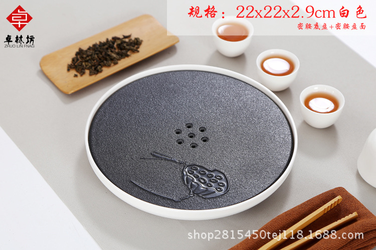 Japanese-Style Simple Dry Tea Tray Melamine Bamboo Small Tea Table Travel Tea Set Hotel Dry Tea Table Tray Wholesale