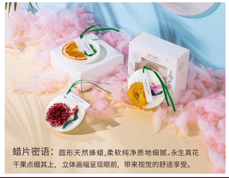 Wardrobe Aromatherapy Sachet Long-Lasting Aroma Gardenia Dried Flower Perfume Bag Men's Wardrobe Clothing Deodorant Insect-Proof Fragrance Pendant