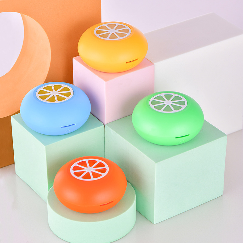 Lemon Aromatherapy Diffuser New Mini Essential Oil Aroma Diffuser Non-Printed Home Car Fragrance Small Ultrasonic Aroma Diffuser