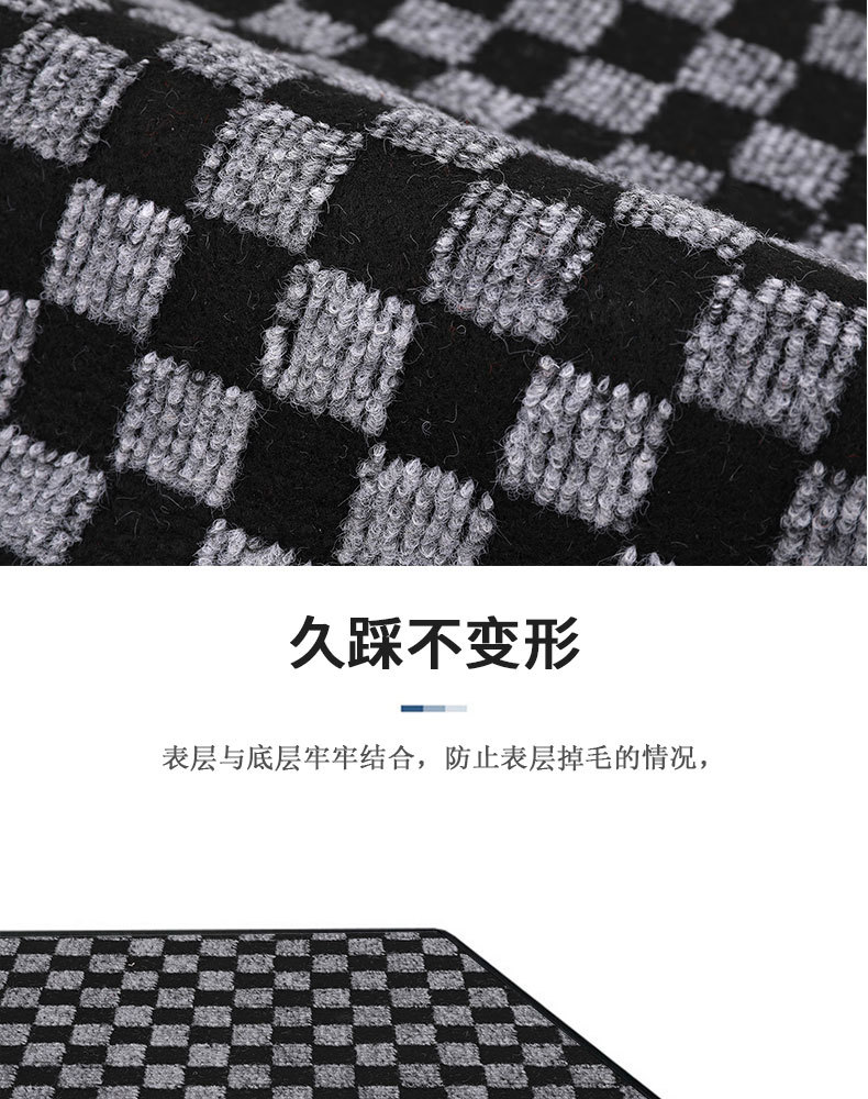 PVC Small Square Mat Household Dustproof Absorbent Paws Rubbing Non-Slip Household Foot Mat Doormat Carpet PVC Small Square Mat Household Dustproof Absorbent Paws Rubbing Non-Slip Household Foot Mat Doormat Carpet