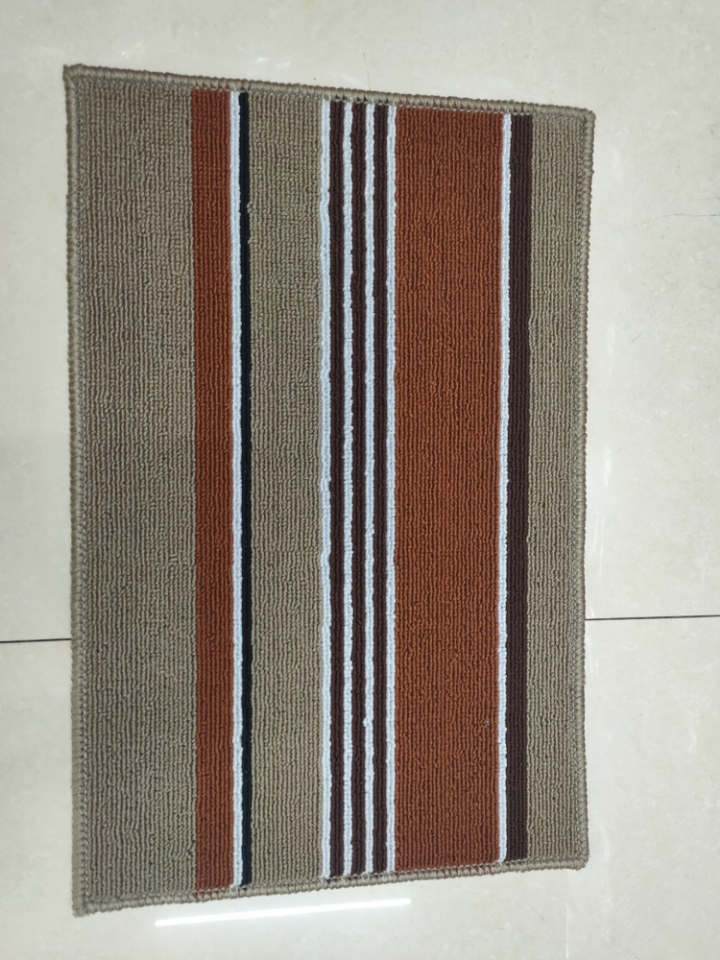 Color non-slip latex carpet door mat is available in all sizes