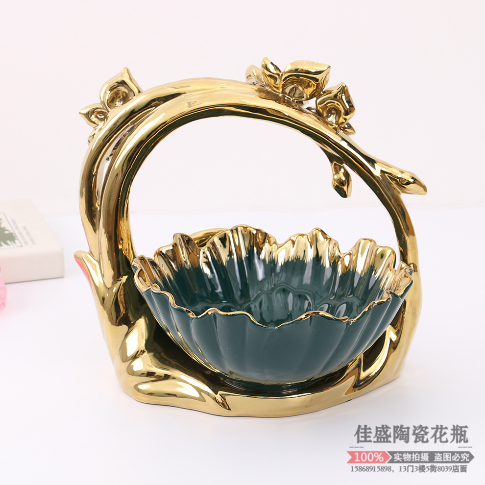 Nordic Ins Light Luxury Creative Fruit Plate Modern Home Living Room Candy Tray Coffee Table Decoration Internet Celebrity Snacks Fruit Plate