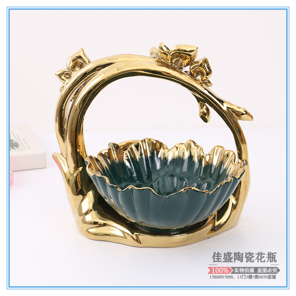 Nordic Ins Light Luxury Creative Fruit Plate Modern Home Living Room Candy Tray Coffee Table Decoration Internet Celebrity Snacks Fruit Plate