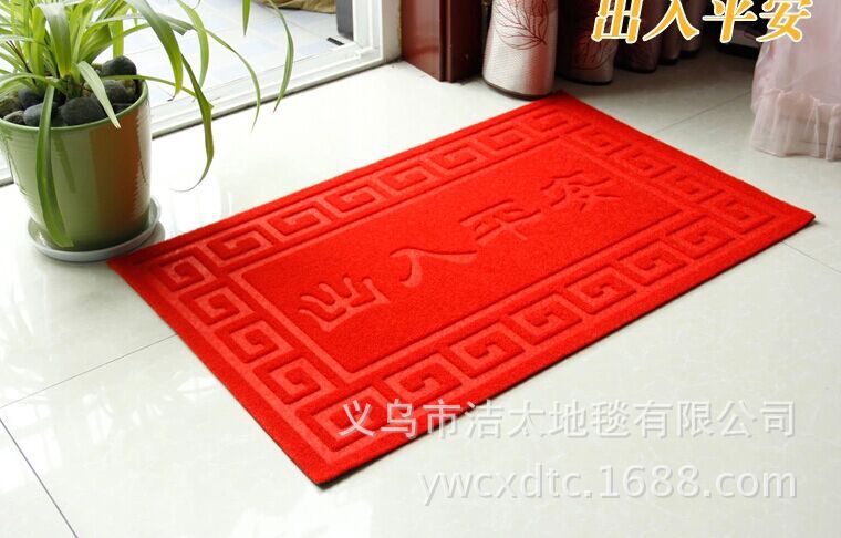Hot style embossed carpet floor mat bathroom door absorbent non-slip pad foot pad manufacturers direct selling wholesale Hot style embossed carpet floor mat bathroom door absorbent non-slip pad foot pad manufacturers direct selling wholesale