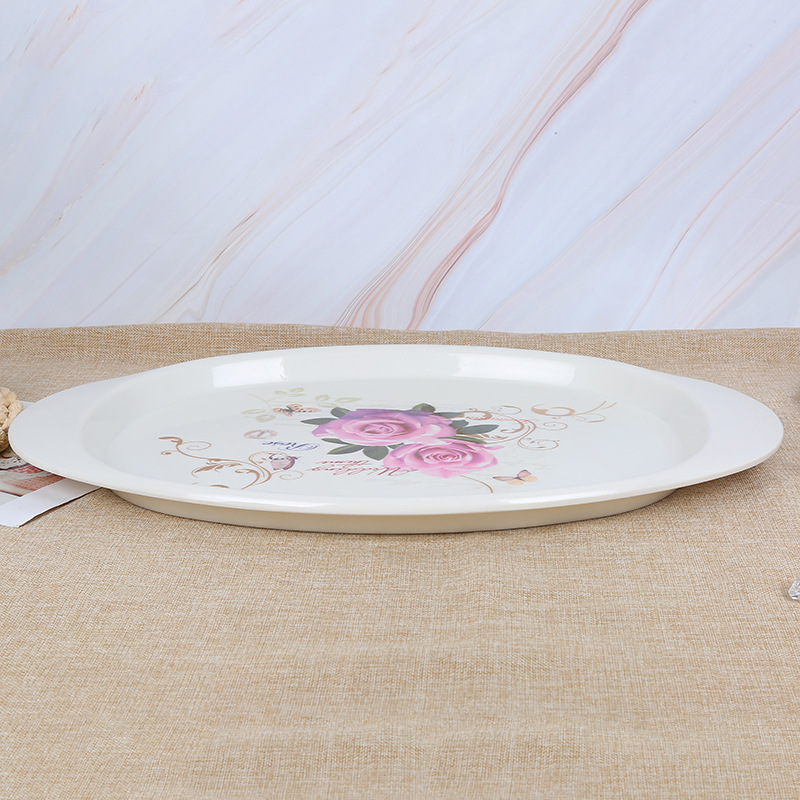 Factory Direct Imitation Environmental plate wholesale Hotel with food tray custom fruit plate bread tray