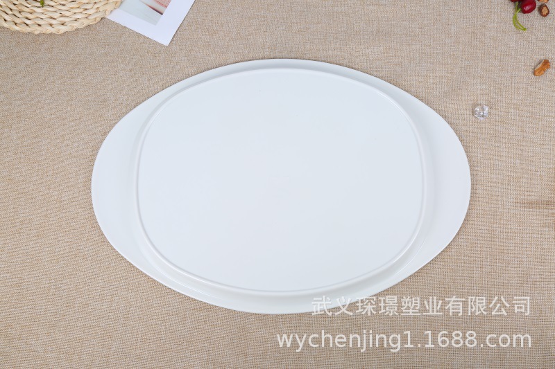 Factory Direct Imitation Environmental plate wholesale Hotel with food tray custom fruit plate bread tray