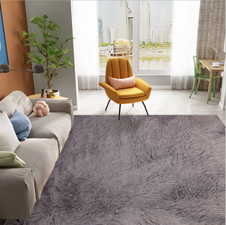 Nordic Ins Living Room Carpet Bedroom Plush Internet Celebrity Bedside Girl Blanket Floor Mat Balcony Bay Window Mat Silk Woollen Pad