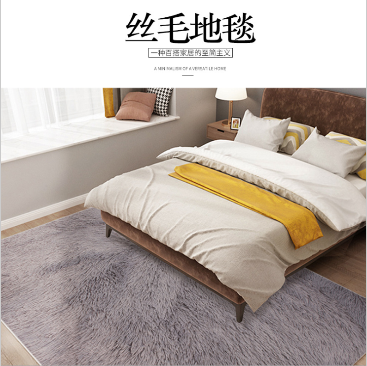 Nordic Ins Living Room Carpet Bedroom Plush Internet Celebrity Bedside Girl Blanket Floor Mat Balcony Bay Window Mat Silk Woollen Pad Nordic Ins Living Room Carpet Bedroom Plush Internet Celebrity Bedside Girl Blanket Floor Mat Balcony Bay Window Mat Silk Woollen Pad