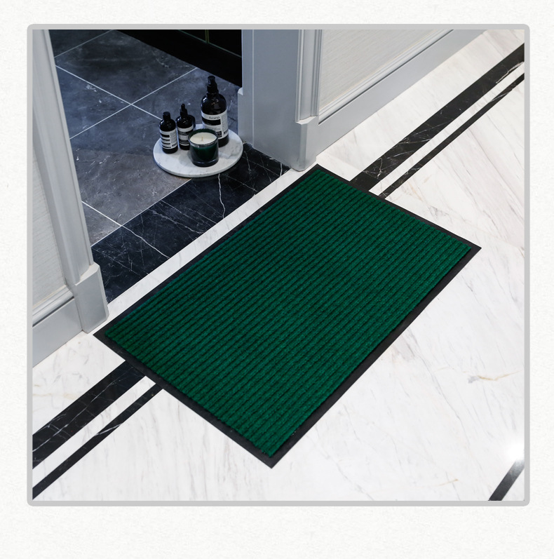 Meige Double Stripe PVC Composite Floor Mat Absorbent Non-Slip Floor Mat Aisle Corridor Dust Removal Carpet Door Mud Rug Meige Double Stripe PVC Composite Floor Mat Absorbent Non-Slip Floor Mat Aisle Corridor Dust Removal Carpet Door Mud Rug