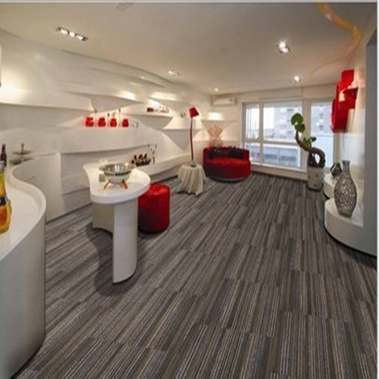 PVC plain square patchwork carpet of hotel combination floor MATS project carpet