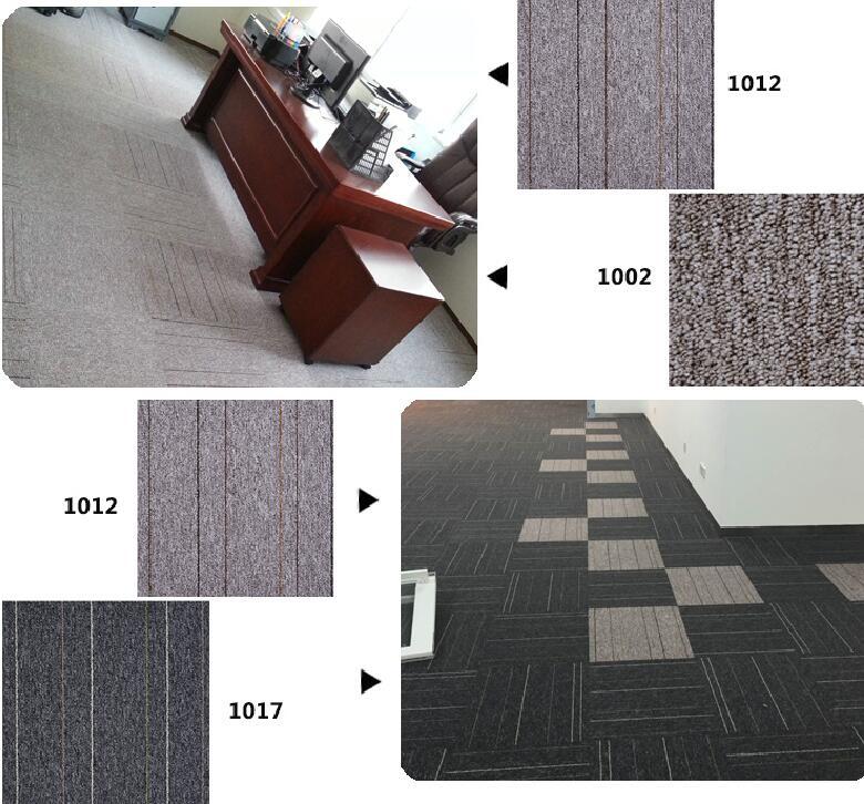 PVC plain square patchwork carpet of hotel combination floor MATS project carpet PVC plain square patchwork carpet of hotel combination floor MATS project carpet