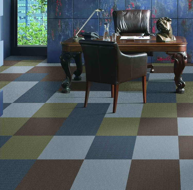 PVC plain square patchwork carpet of hotel combination floor MATS project carpet PVC plain square patchwork carpet of hotel combination floor MATS project carpet