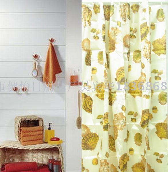 Thickened small curtain set bathroom hanging curtain waterproof mouldproof perforated toilet curtain cloth bath partition curtain