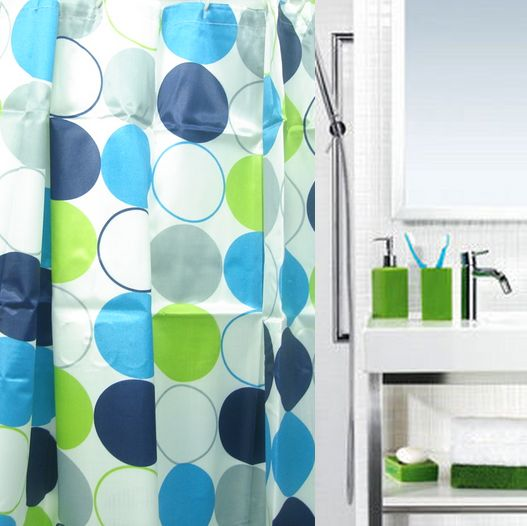 Thickened small curtain set bathroom hanging curtain waterproof mouldproof perforated toilet curtain cloth bath partition curtain Thickened small curtain set bathroom hanging curtain waterproof mouldproof perforated toilet curtain cloth bath partition curtain