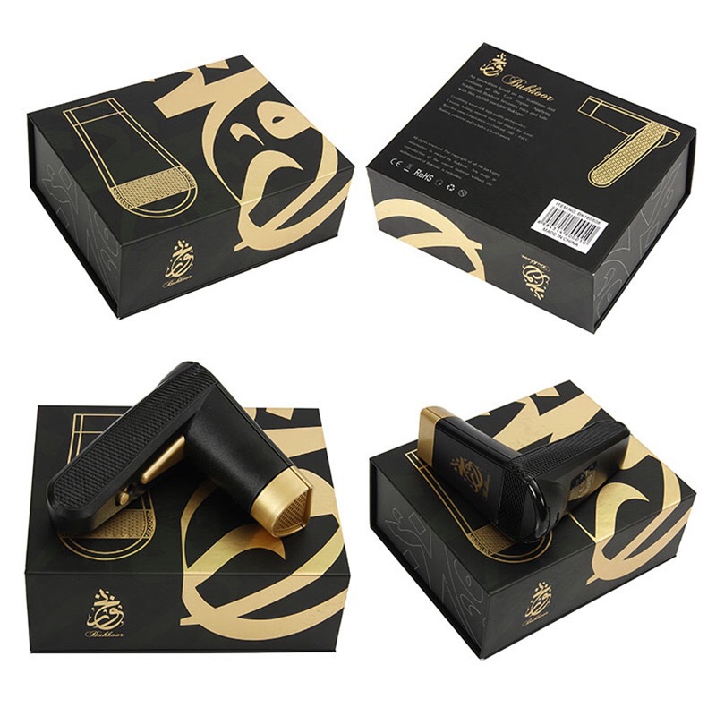 Exclusive Middle East Arabic Black Gold Aromatherapy Furnace Electric Aroma Diffuser Middle East Aromatherapy Machine