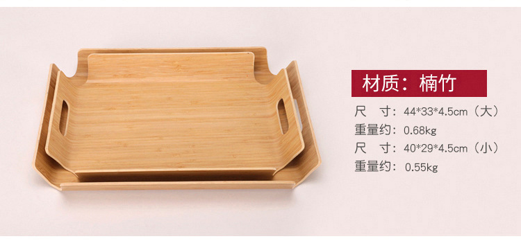 Wooden Bread Plate Self-Service Selection Plate Bakery Tray Hotel Tray Plate Bread Plate Bread Self-Selection Plate