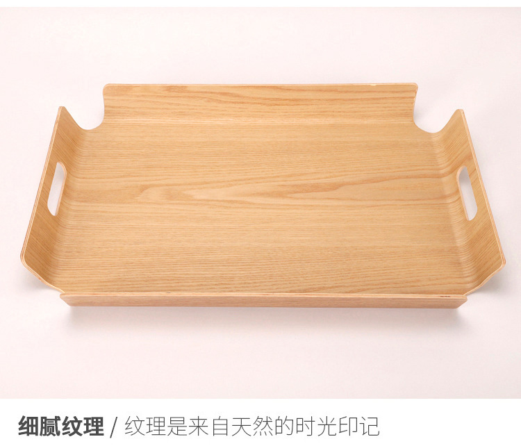 Wooden Bread Plate Self-Service Selection Plate Bakery Tray Hotel Tray Plate Bread Plate Bread Self-Selection Plate