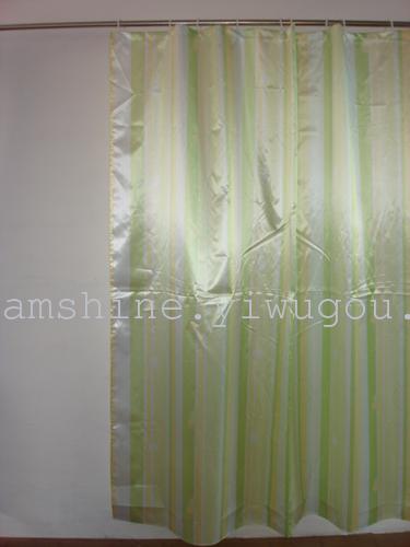 Shower curtain-Bath curtain-Toilet curtain-Green