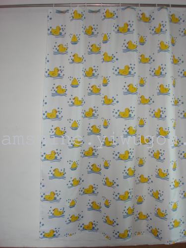 Shower curtain-Bath curtain-Toilet curtain-Duck