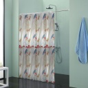 Thickened small curtain set bathroom hanging curtain waterproof mouldproof perforated toilet curtain cloth bath partition curtain Thickened small curtain set bathroom hanging curtain waterproof mouldproof perforated toilet curtain cloth bath partition curtain