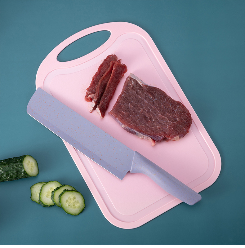 Factory Direct Supply Net Red Wheat Straw 6-Piece Set Stainless Steel Cutter Set Gift Knife Kitchen Fruit Knife Kitchen Knife