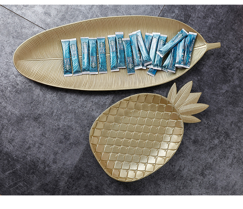 Nordic Pineapple Tray Snack Candy Plate Restaurant and Tea Table Desktop Home Storage Basket Wooden Leaf Tray Decorations Nordic Pineapple Tray Snack Candy Plate Restaurant and Tea Table Desktop Home Storage Basket Wooden Leaf Tray Decorations