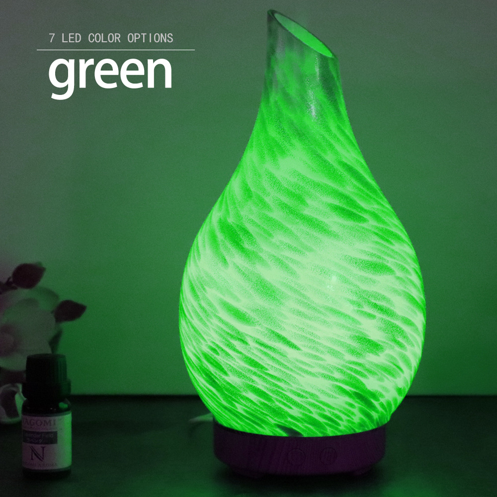 2020 Cloud Glass Aroma Diffuser 100ml Atomizer Home Bedroom Living Room Ultrasonic Colorful Humidifier