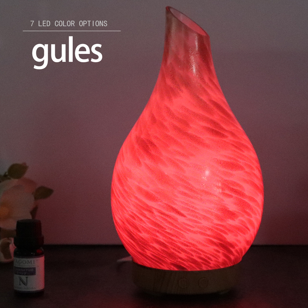 2020 Cloud Glass Aroma Diffuser 100ml Atomizer Home Bedroom Living Room Ultrasonic Colorful Humidifier