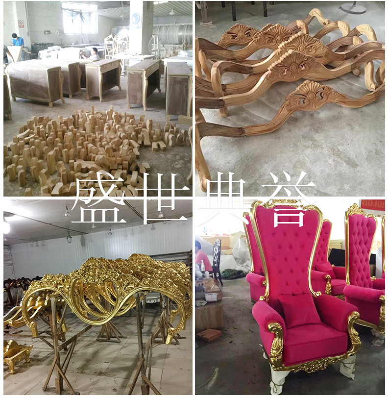 Tianjin foreign trade star hotel wedding image chair European wedding princess chair groom and bride decorative chair Tianjin foreign trade star hotel wedding image chair European wedding princess chair groom and bride decorative chair