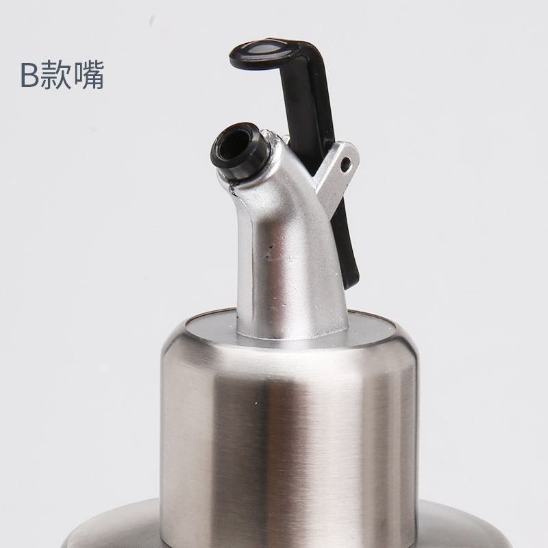 Spot Cylindrical Soy Sauce Bottle Vinegar Bottle 304 Stainless Steel Oiler 250 Ml350ml550ml