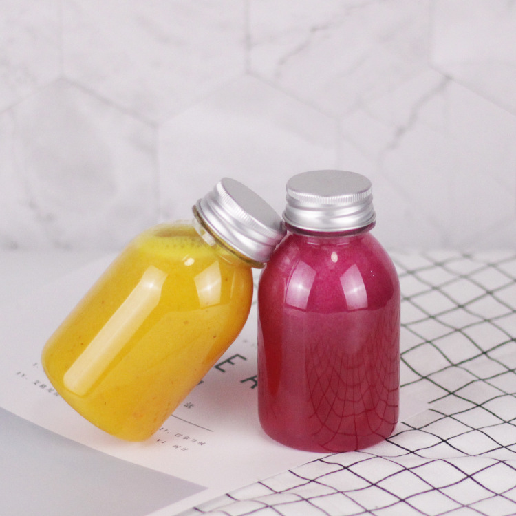 Wholesale Su Jiang Tai Tea Net Red Plastic Bottle Milk Tea Fat Beverage Bottle U-Shaped Cool Drinks Cup Outer Belt Disposable Cup