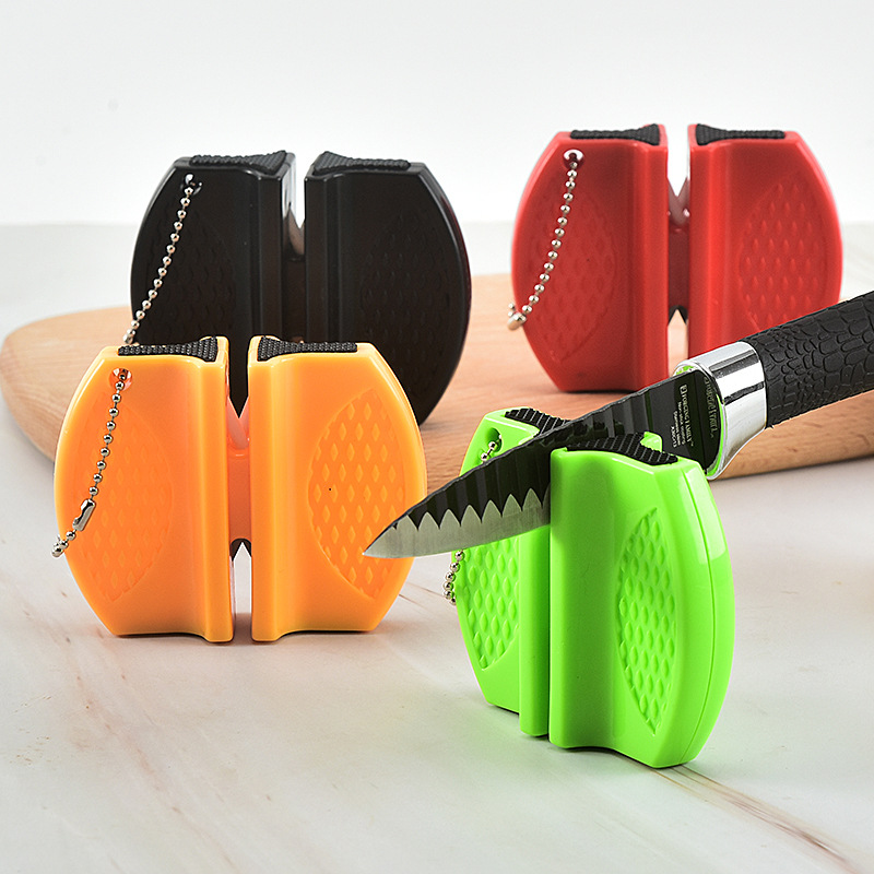 Mini Knife Sharpener Handheld Automatic Knife Sharpener Sharpening Scissors Kitchen Knife Kitchen Fixed Angle Sharpener