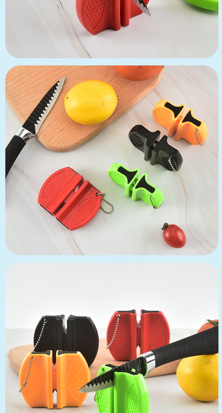 Mini Knife Sharpener Handheld Automatic Knife Sharpener Sharpening Scissors Kitchen Knife Kitchen Fixed Angle Sharpener