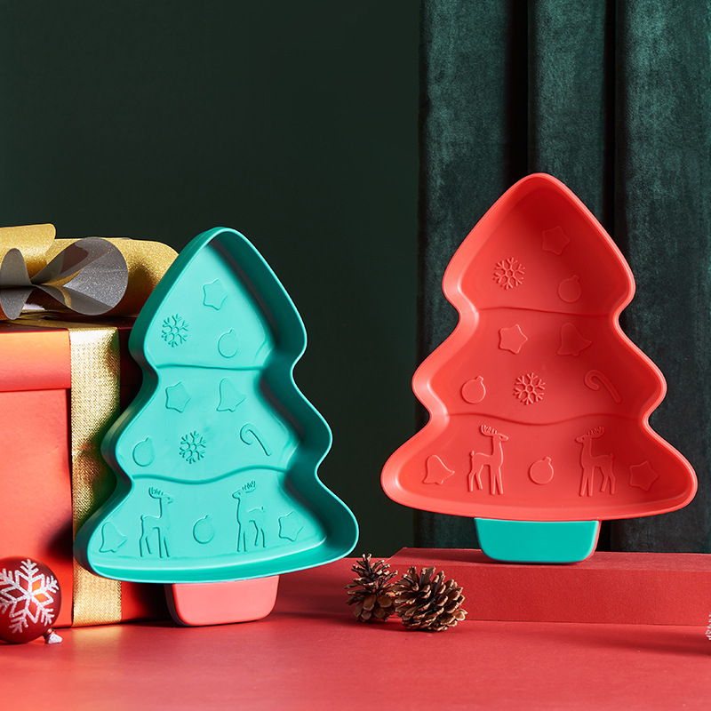Christmas Festival Fruit Plate Snack Fruit Storage Tray Household Kitchen Plate 2020 New Living Room Snack Tray