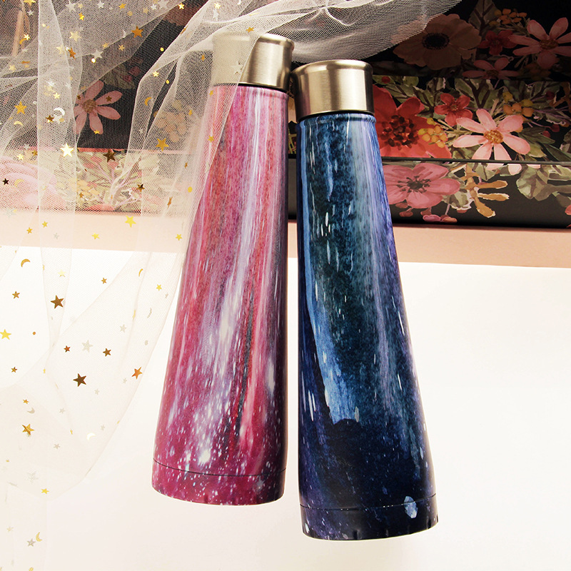 Cross-Border Exclusive AliExpress Amazon Banana Flamingo Second Generation Cola Bottle Vacuum Cup Cone Cup Water Bottle Currently Available
