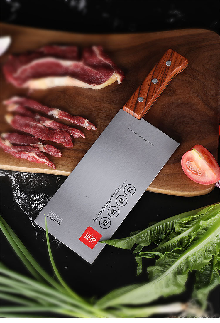 Stainless Steel Chinese Kitchen Knife Chef Kitchen Knife Cutting Food Cutting Stall Household Cutting Knife Stall
