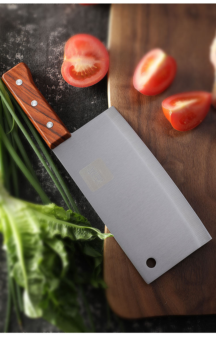 Stainless Steel Chinese Kitchen Knife Chef Kitchen Knife Cutting Food Cutting Stall Household Cutting Knife Stall