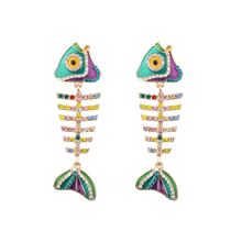 Cross Border Diamond OilCoated Wine Bottle HighEnd Earrings Women's French Romantic HighEnd Luxury Earrings Earrings