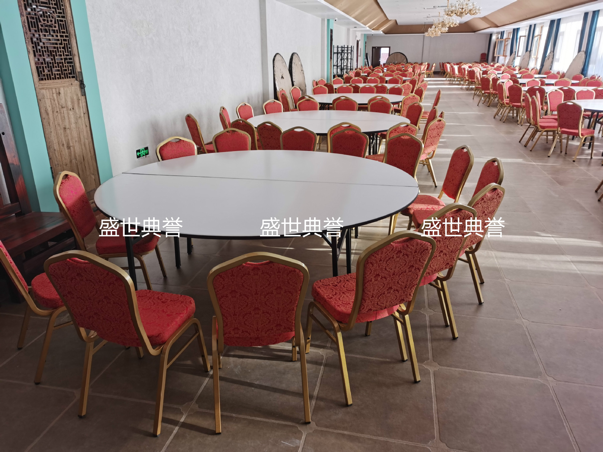 Hefei Star Hotel Banquet Hall Dining Table and Chair Wedding Folding Table and Chair Hotel Conference Metal Steel Chair Hefei Star Hotel Banquet Hall Dining Table and Chair Wedding Folding Table and Chair Hotel Conference Metal Steel Chair