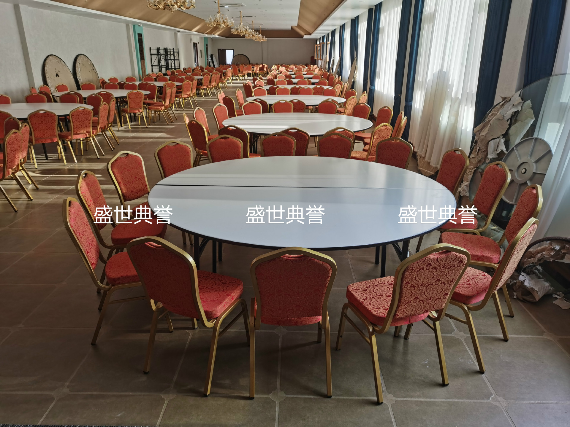Hefei Star Hotel Banquet Hall Dining Table and Chair Wedding Folding Table and Chair Hotel Conference Metal Steel Chair Hefei Star Hotel Banquet Hall Dining Table and Chair Wedding Folding Table and Chair Hotel Conference Metal Steel Chair
